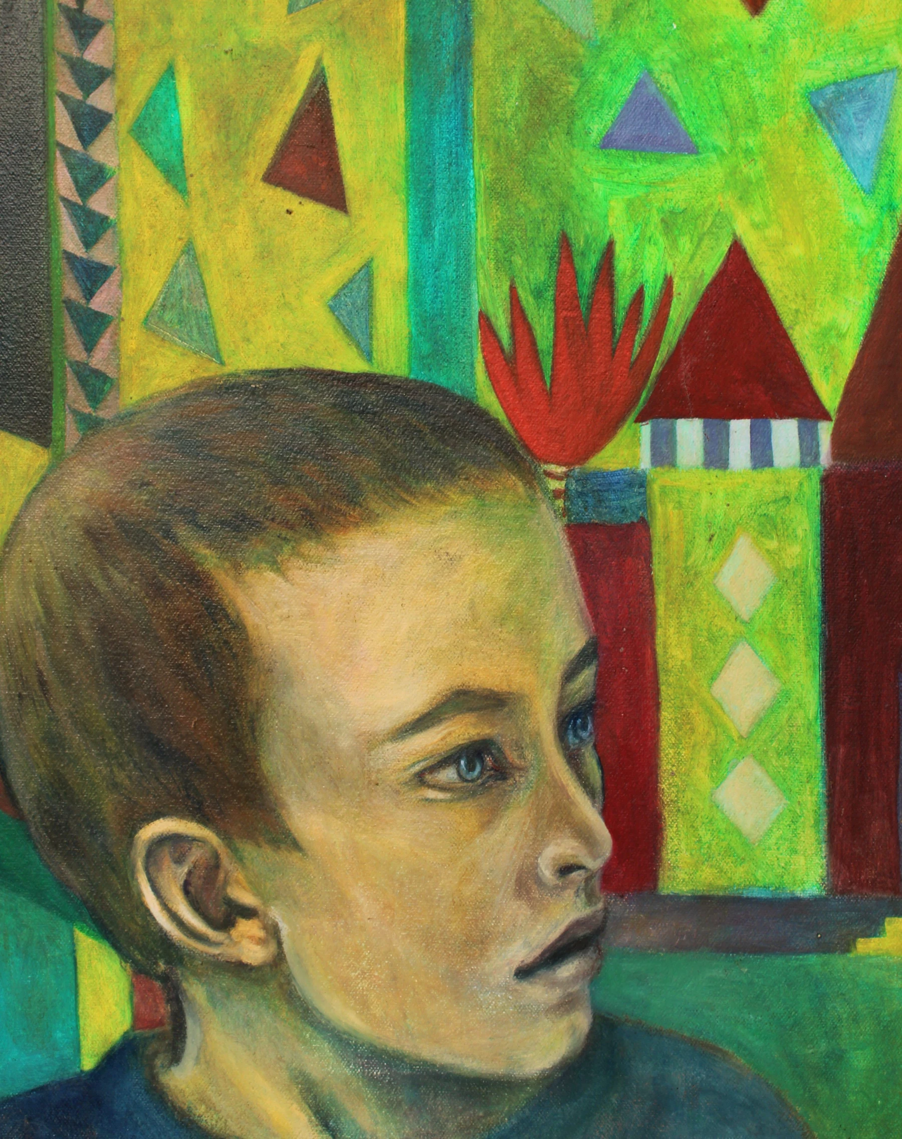 George, Oil on canvas