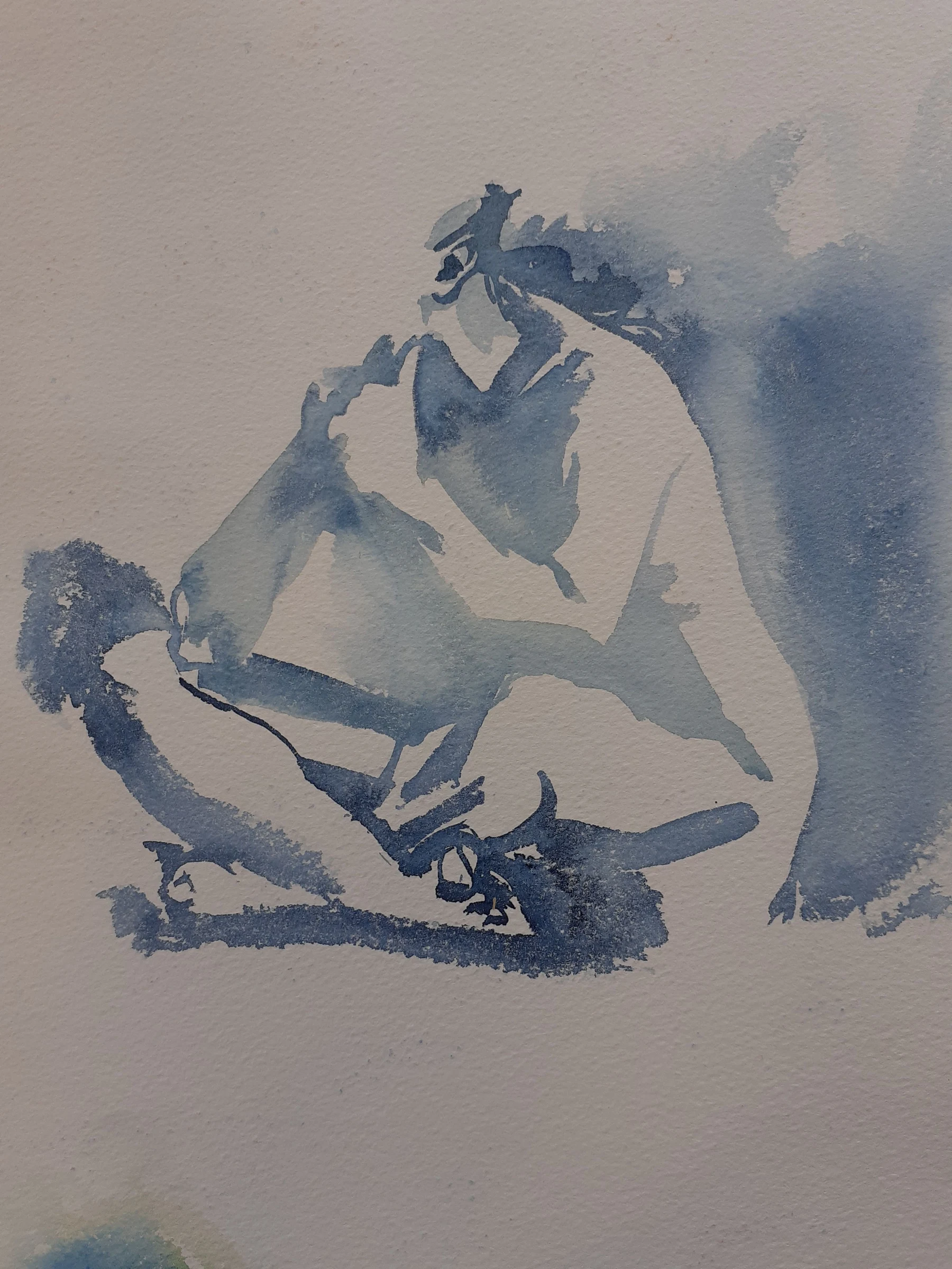 Life Drawing II — Watercolour on paper, 2022