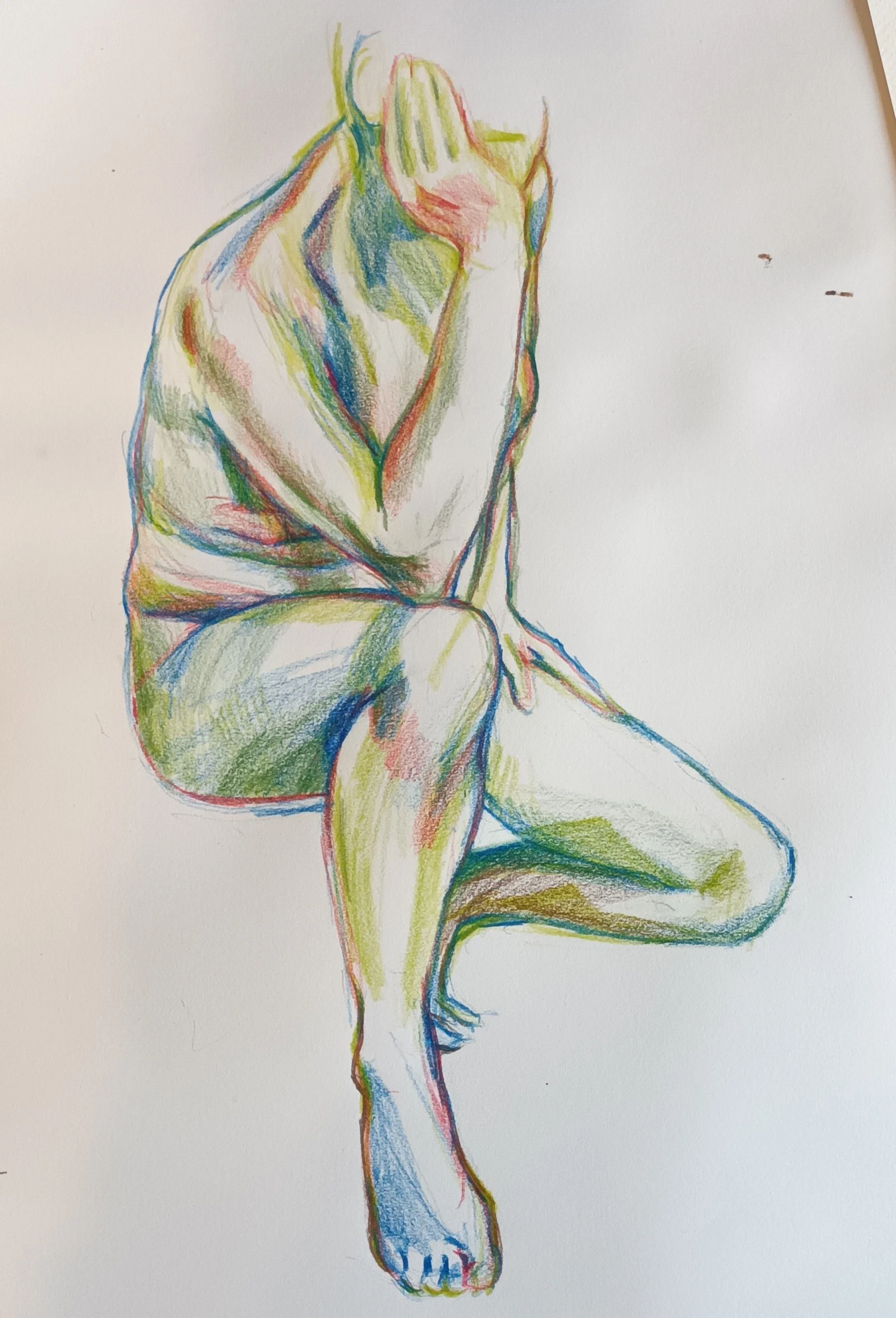 Life Drawing XIII — Watercolour on paper, 2022
